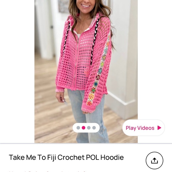 POL Pink Summer Sweater - Picture 2 of 2